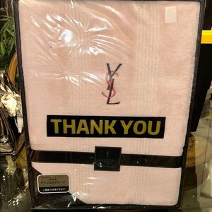 YSL Pink Blanket